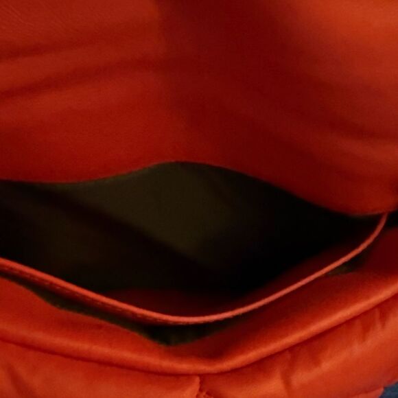 Mulberry Softie Coral Orange Pillow Effect Nappa Leather Shoulder Bag NWT - Picture 11 of 16